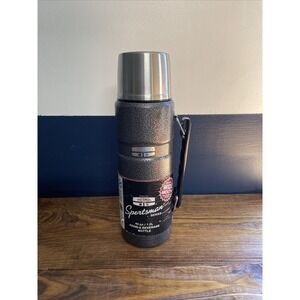 Thermos Sportsman Hot or Cold Wide Mouth Thermax 40oz SK3010SS4 Handle